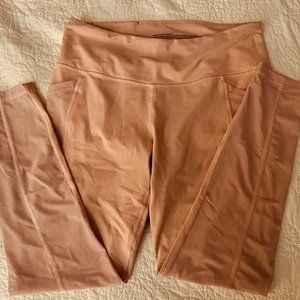 Victoria's Secret Pink Sport Mauve Leggings Sz. Large Leggings Stash Pocket